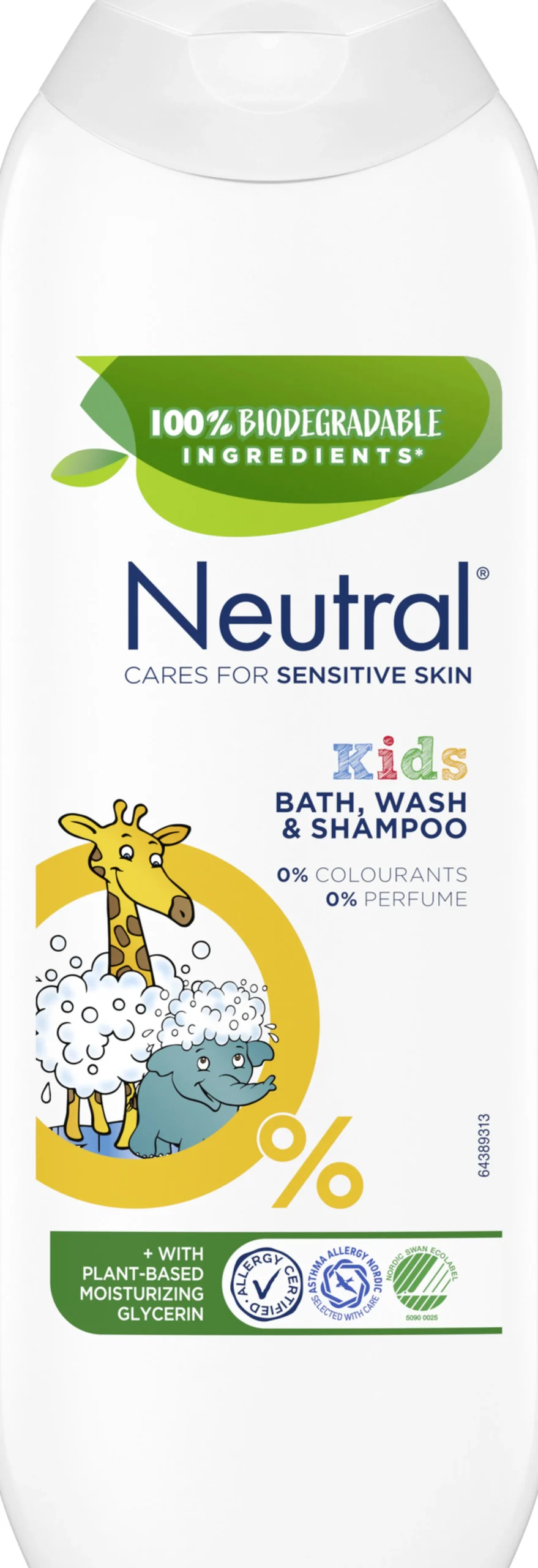 Neutral 0% Kids Badschampo 250 ml