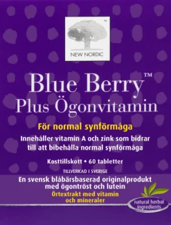 New Nordic Blue Berry Plus Ögonvitamin 60 st