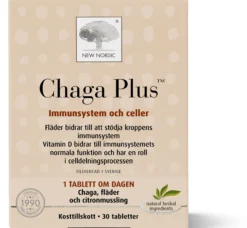 New Nordic Chaga Plus 30 tabletter