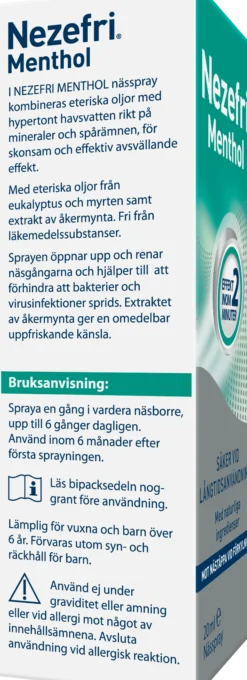 Nezefri Menthol Nässpray 20 ml