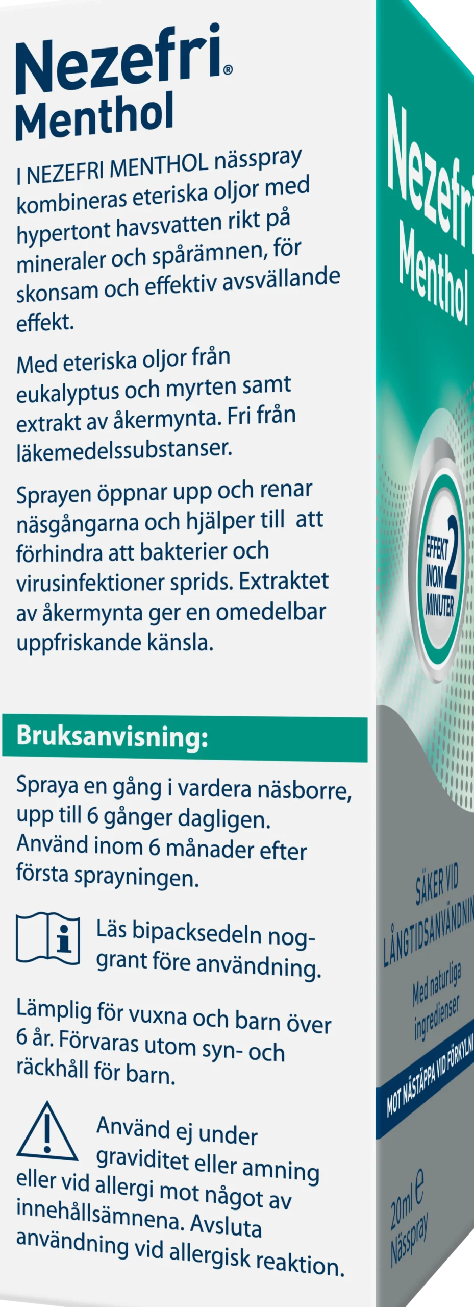 Nezefri Menthol Nässpray 20 ml