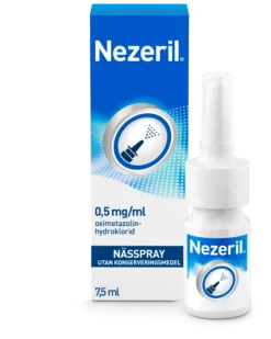 Nezeril 0,5mg/ml Nässpray 7,5 ml (utan konserveringsmedel)