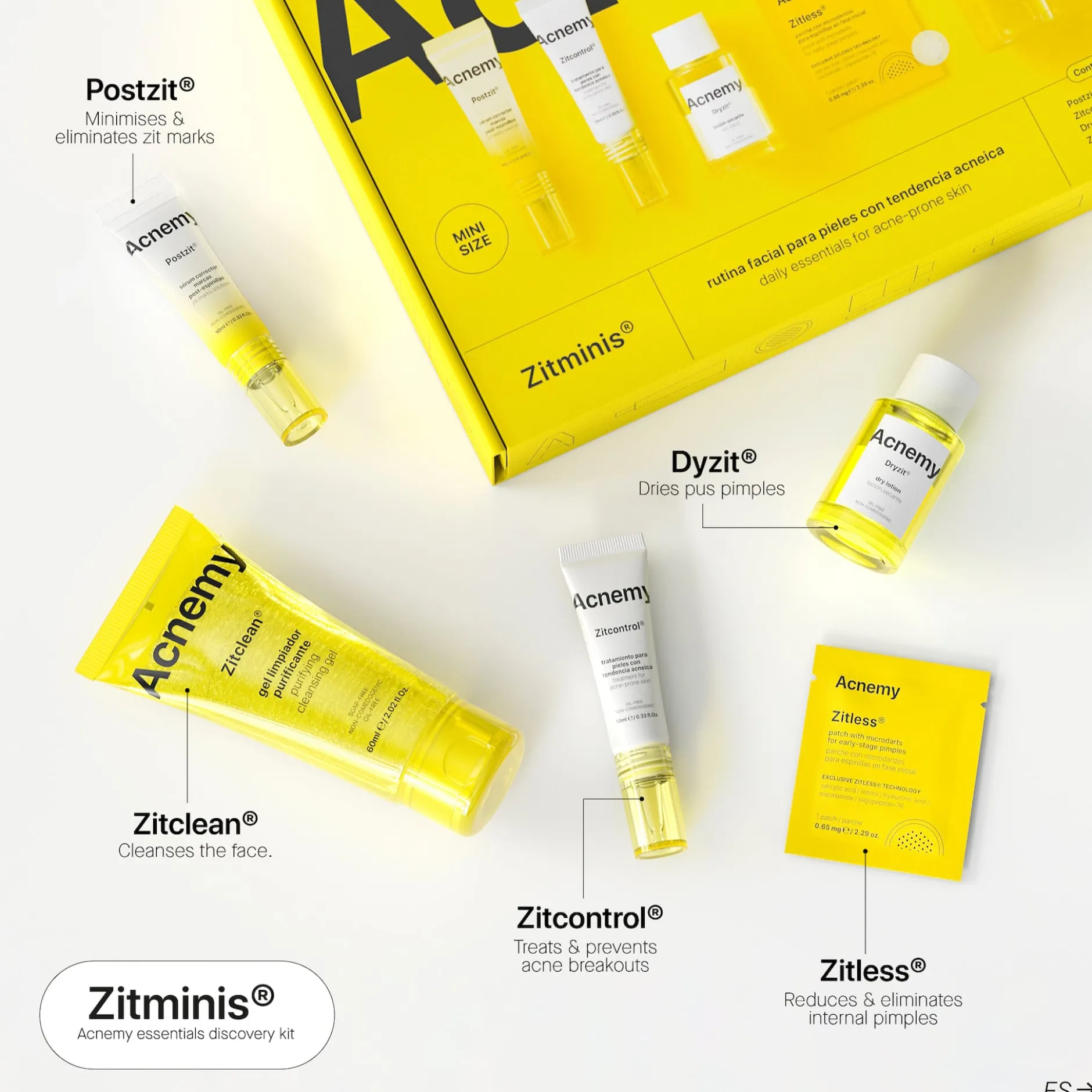Niche Beauty Lab Acnemy Zitminis Starter Kit 1 st