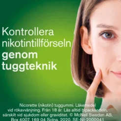 Nicorette Fruktmint Medicinskt Tuggummi 4 mg 210 st
