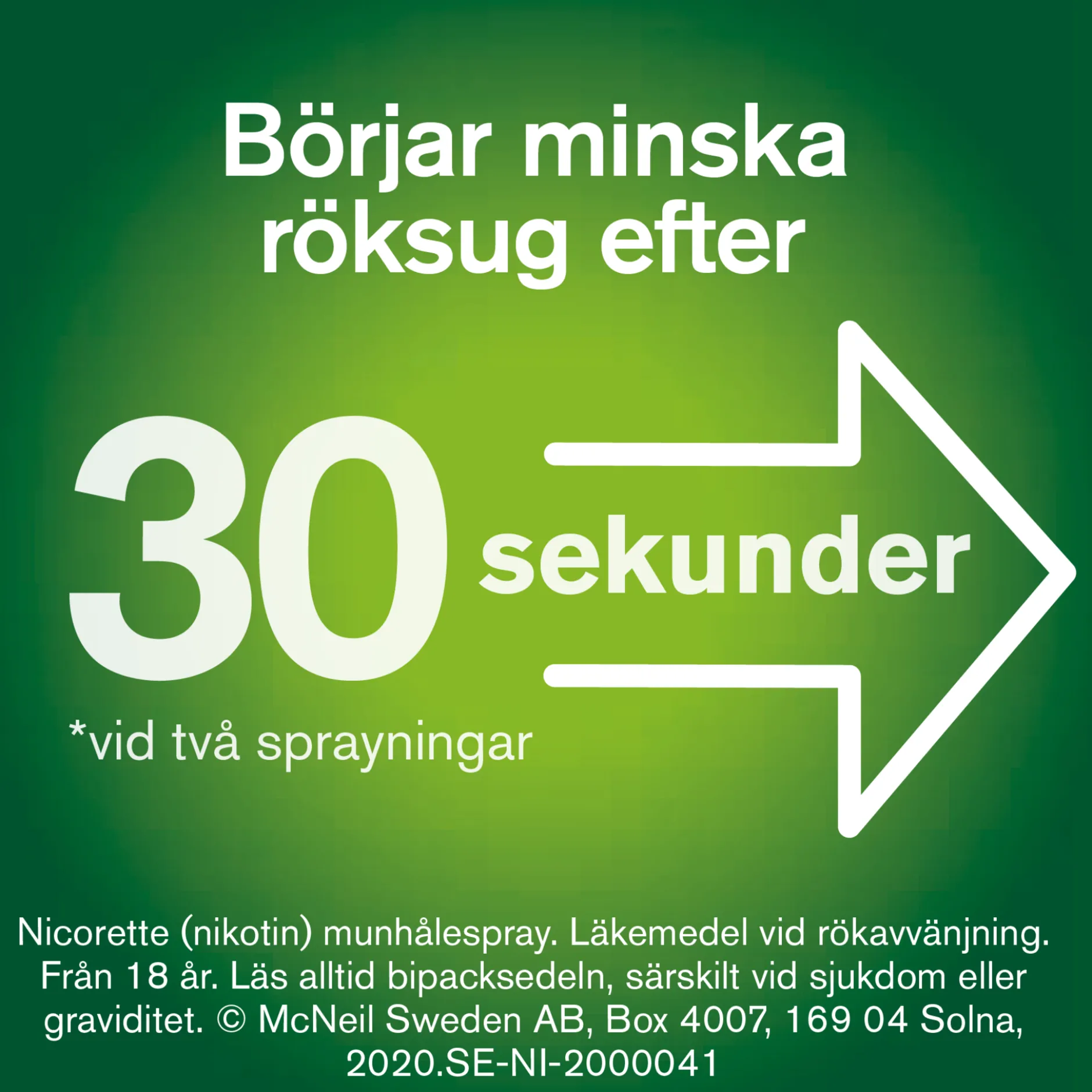 NicoretteFruktmintMunhålespray 1 mg/spray 2 x 150 spraydoser