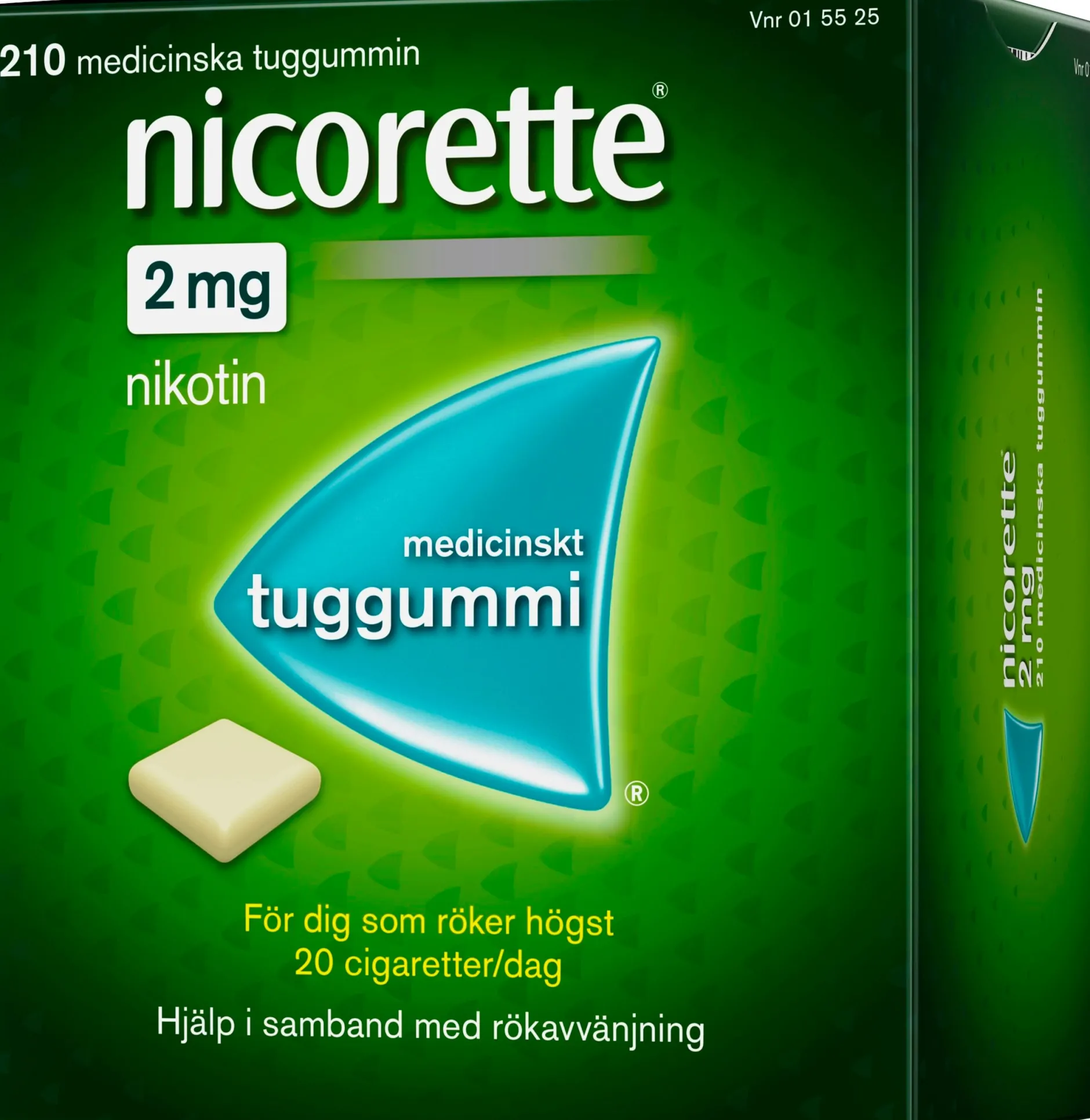 Nicorette Medicinskt Tuggummi 2 mg 210 st