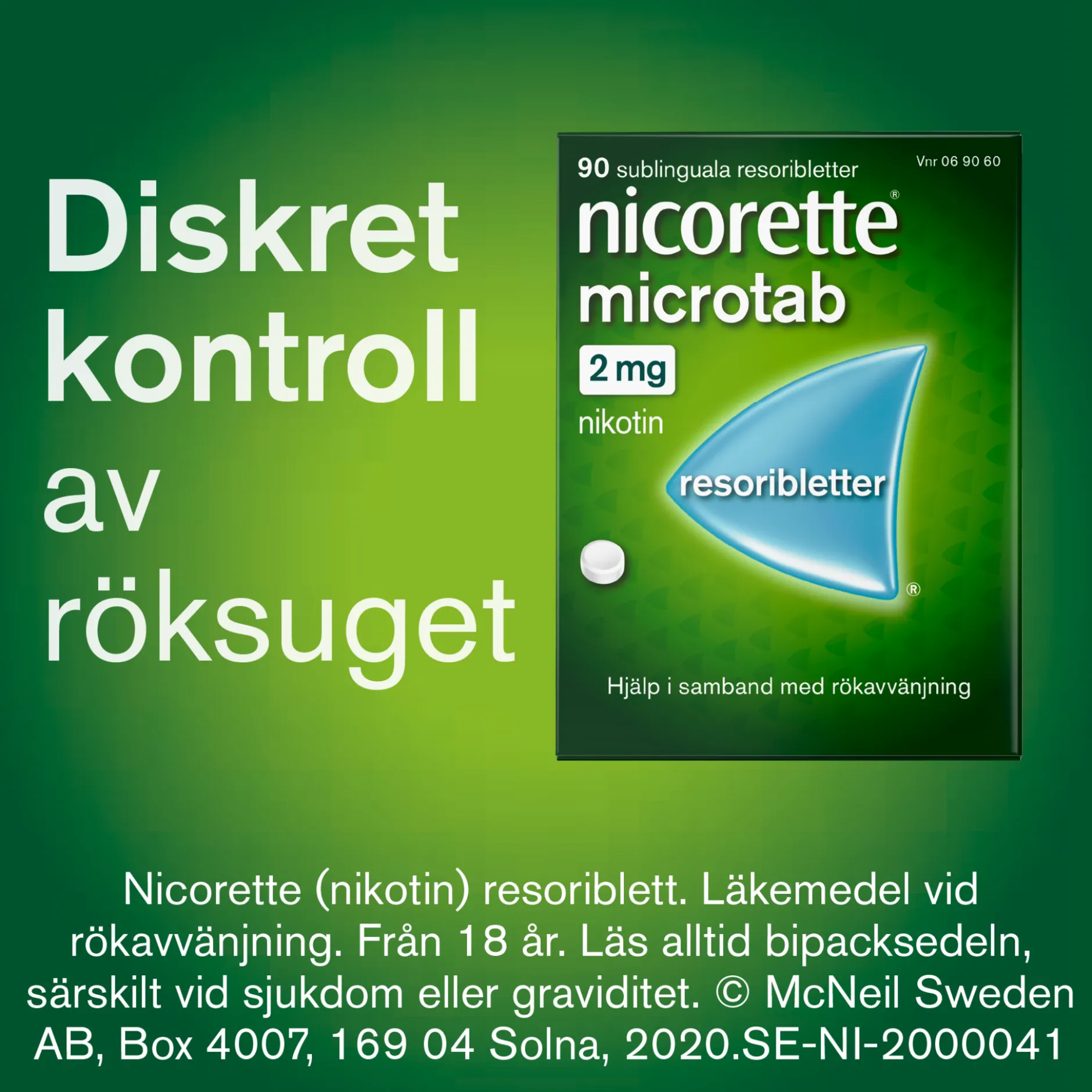 Nicorette Microtab Resoribletter 2 mg 90 st