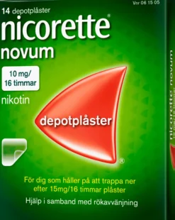 Nicorette Novum Depotplåster 10 mg 14 st