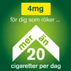 Nicorette Pepparmint Medicinskt Tuggummi 4 mg 210 st