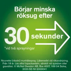 Nicorette Pepparmint Munhålespray 1 mg/spray 2 x 150 spraydoser