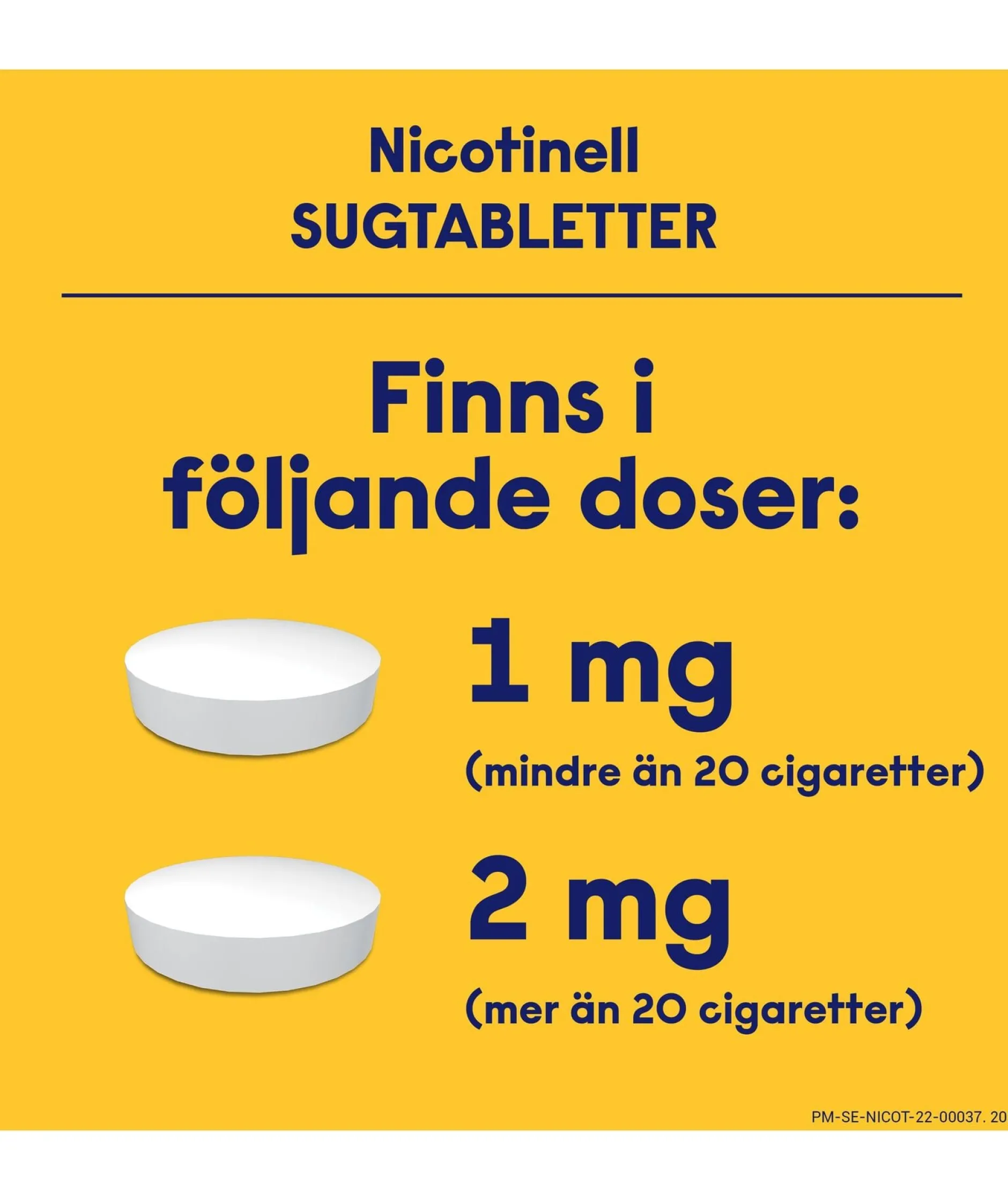 Nicotinell Mint 1 mg Nikotin Komprimerade Sugtabletter 204 st