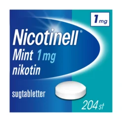Nicotinell Mint 1 mg Nikotin Komprimerade Sugtabletter 204 st