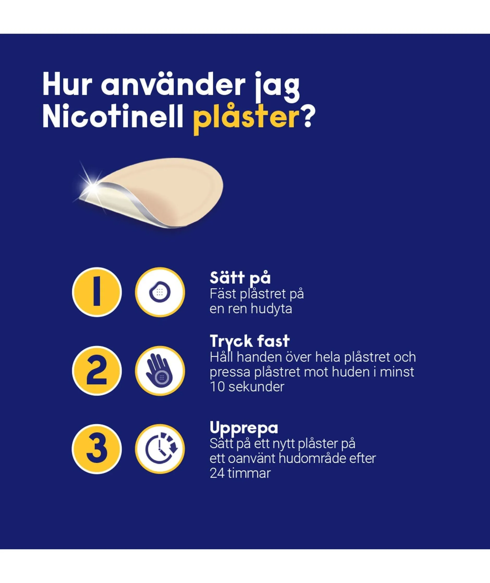 Nicotinell Nikotinplåster 14mg/24 timmar 21 depotplåster