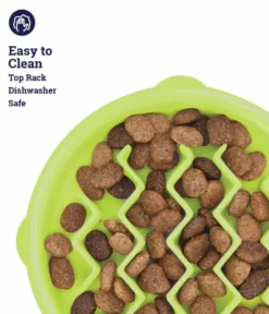 Nina Ottosson Petstages Kitty Slow Feeder Green 14 cm