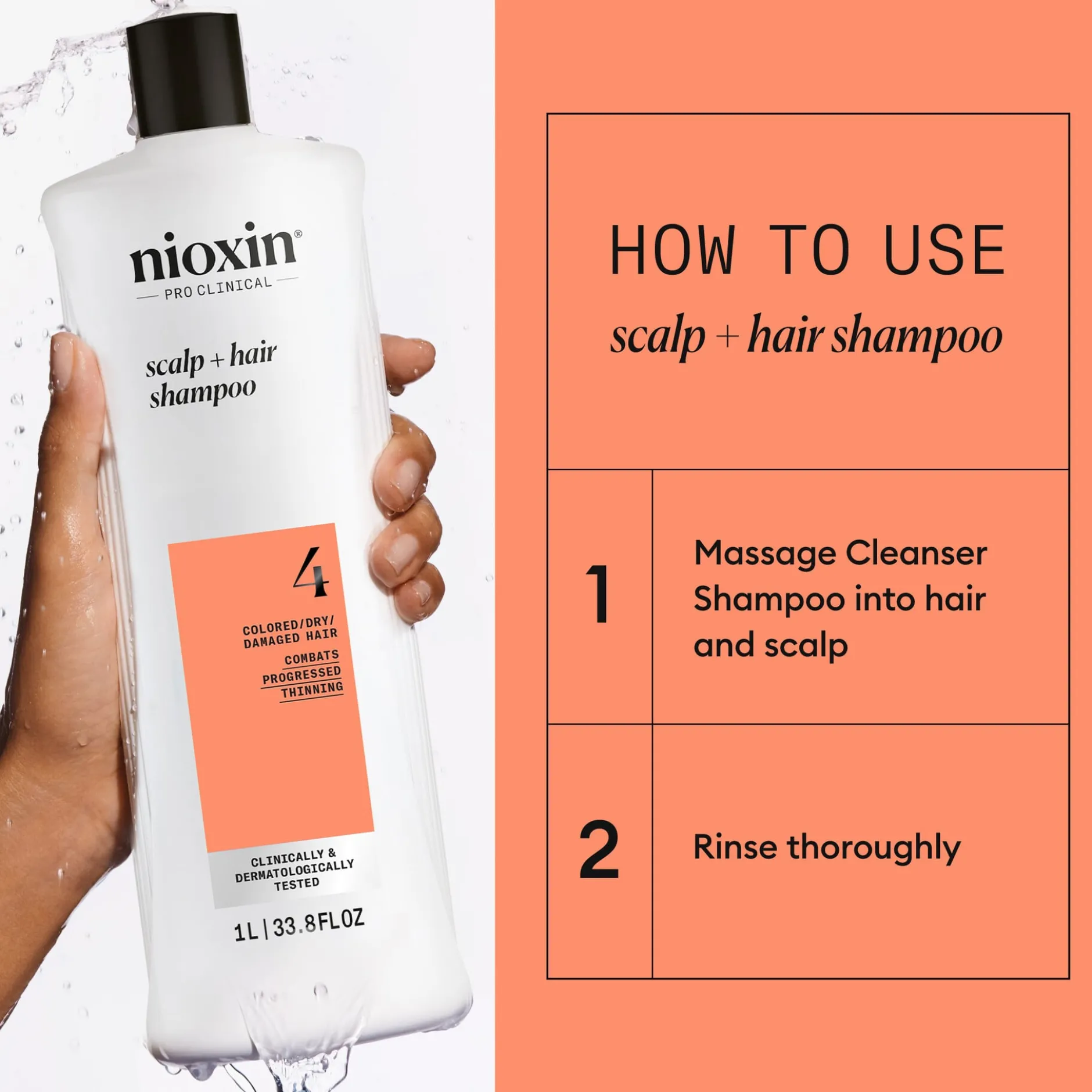 Nioxin System 4 Shampoo 1000 ml