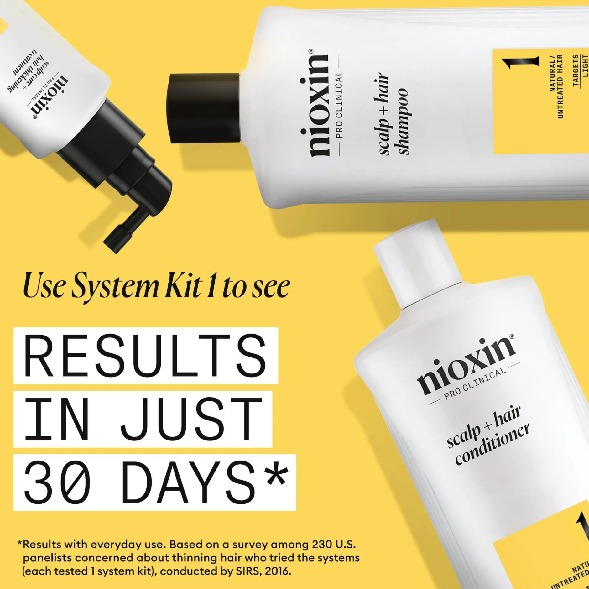 Nioxin System 1 Shampoo 1000 ml