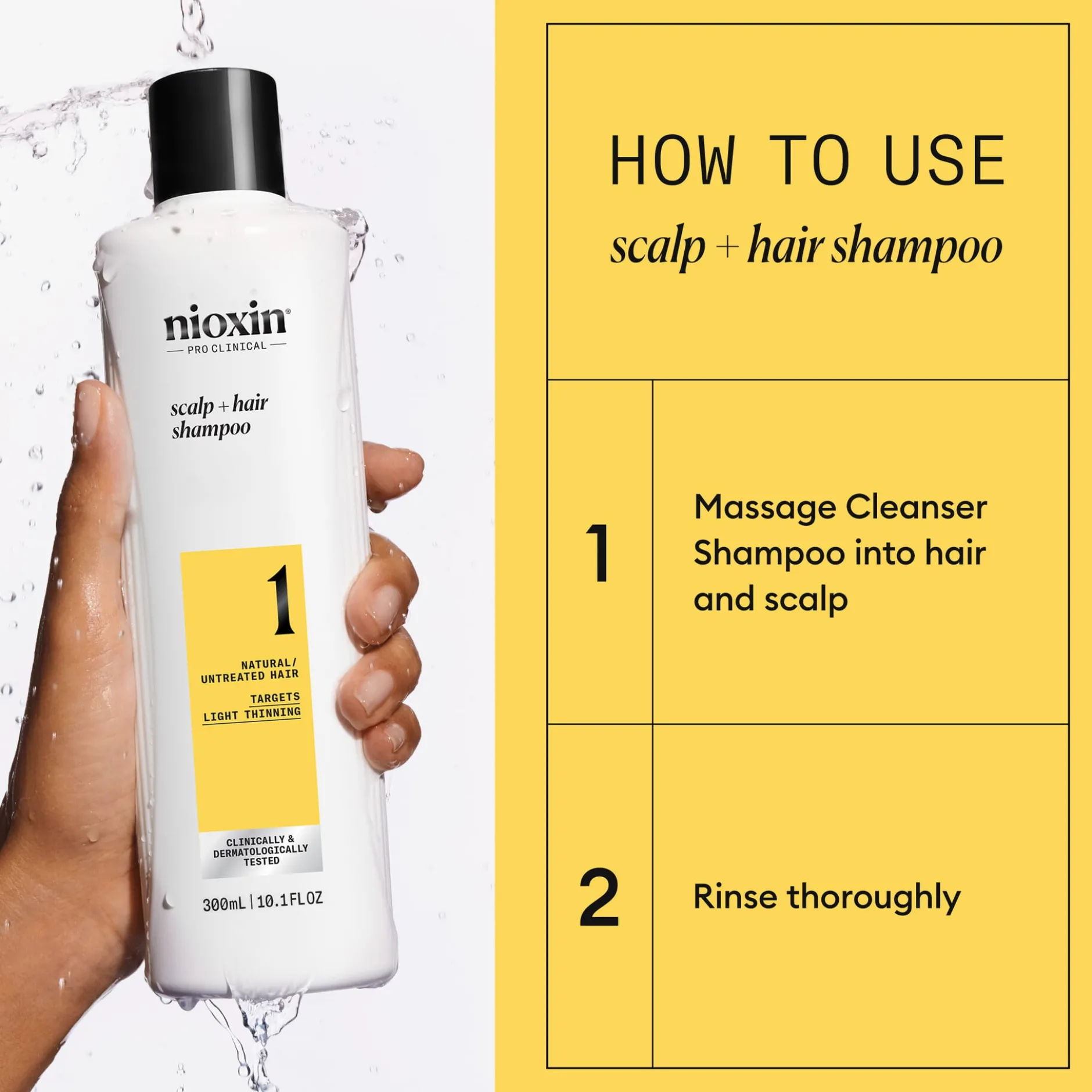 Nioxin System 1 Shampoo 300 ml