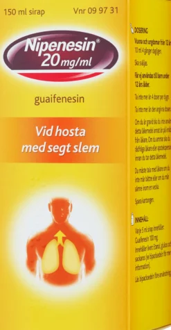 Nipenesin Sirap 20 mg/ml, 150 ml