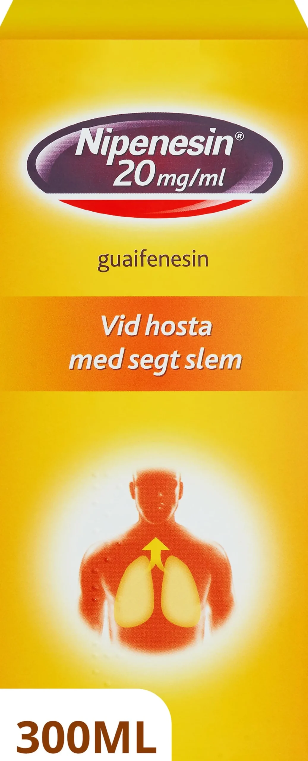 Nipenesin Sirap 20 mg/ml, 300 ml