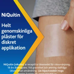 Niquitin Clear 21 mg / 24 timmar Depotplåster Nikotinplåster 7 st