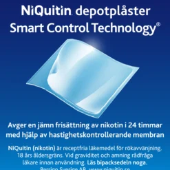 Niquitin Clear 7 mg/24 timmar Depotplåster Nikotinplåster 14 st