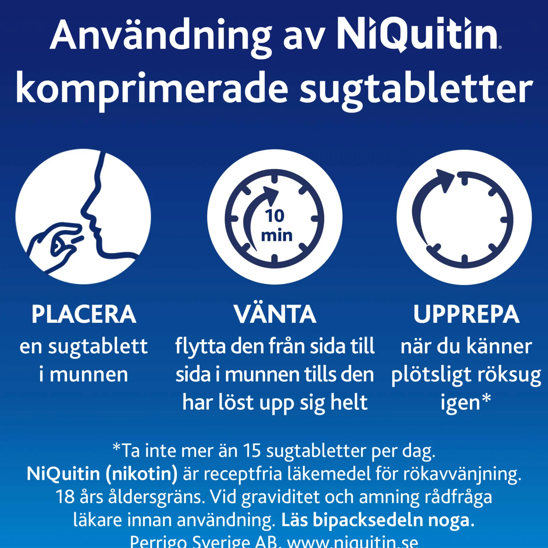 NiQuitin Mint 4 mg Komprimerad Sugtablett 60 St