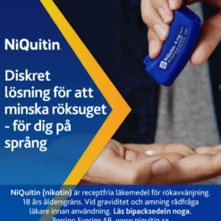 NiQuitin Mint 4 mg Komprimerad Sugtablett 60 St