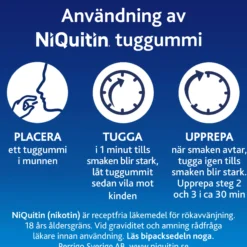 NiQuitin Mint 4 mg Medicinskt tuggummi 200 st