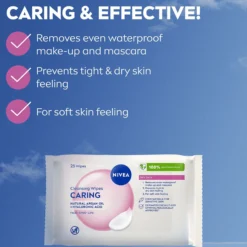 NIVEA Ansiktsservetter Gentle Cleansing Wipes 25 st