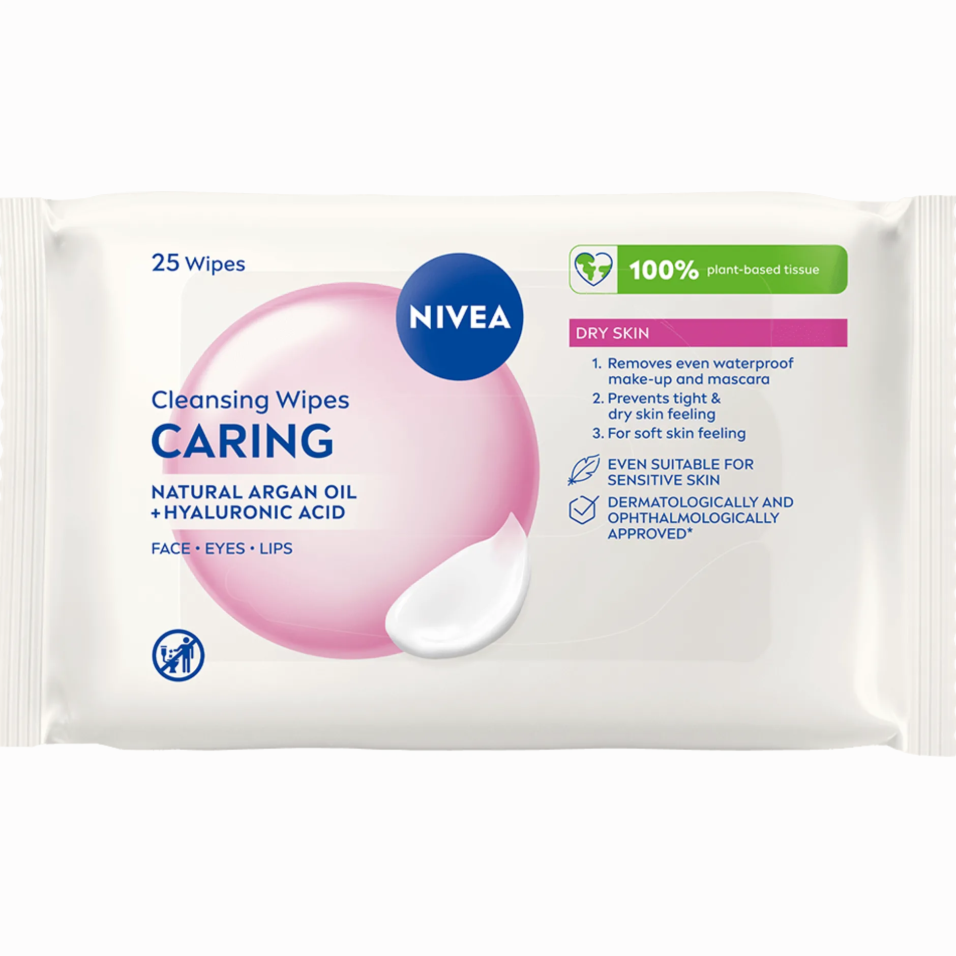 NIVEA Ansiktsservetter Gentle Cleansing Wipes 25 st