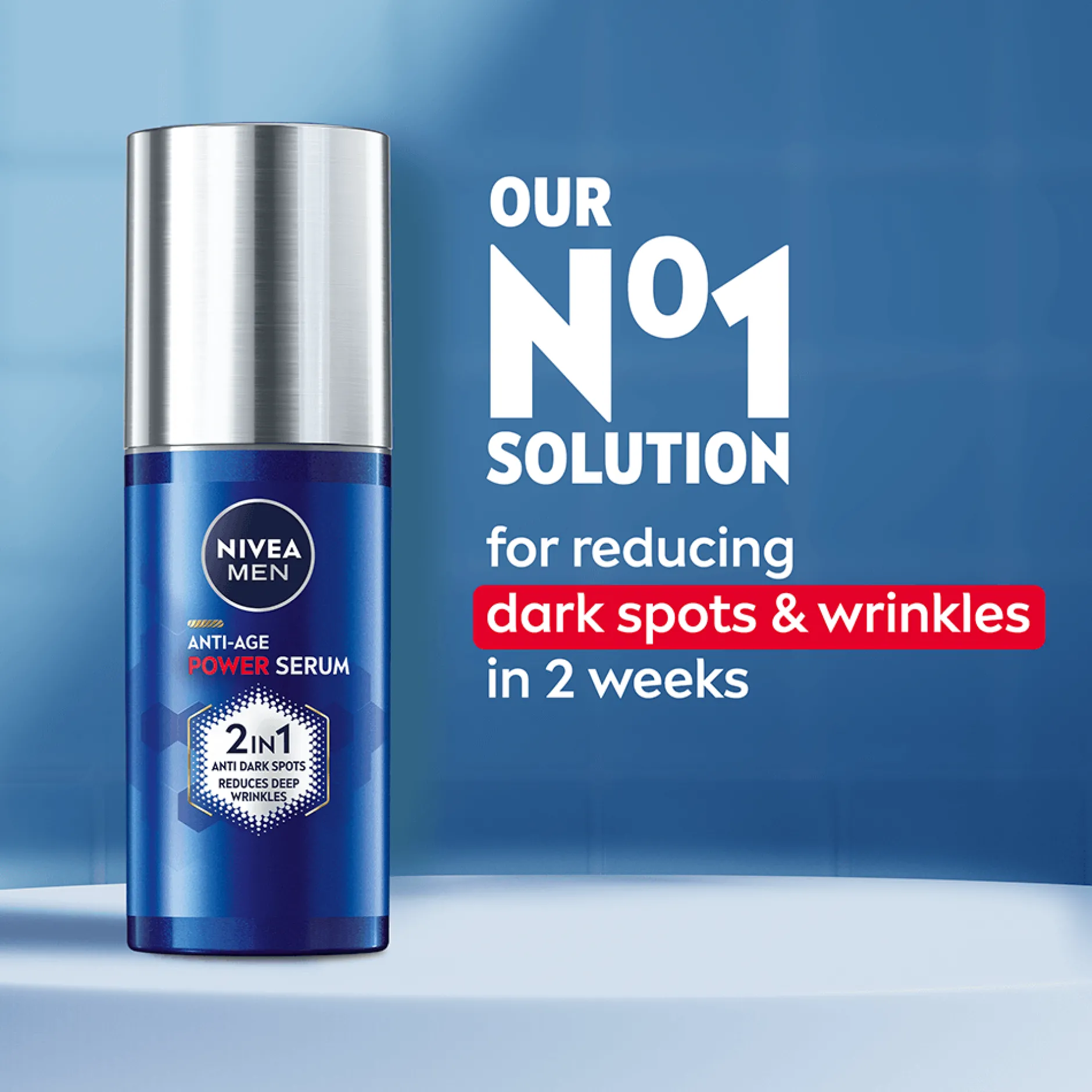 NIVEA MEN Anti-Age Power 2in1 Serum 30 ml