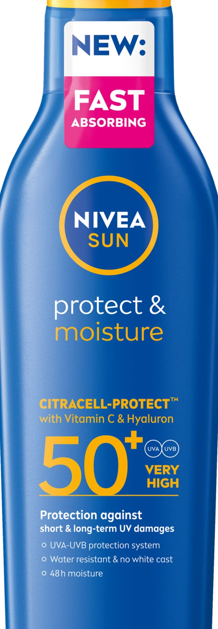 NIVEA SUN Solkräm Protect & Moisture Sun Lotion SPF50+ 200 ml