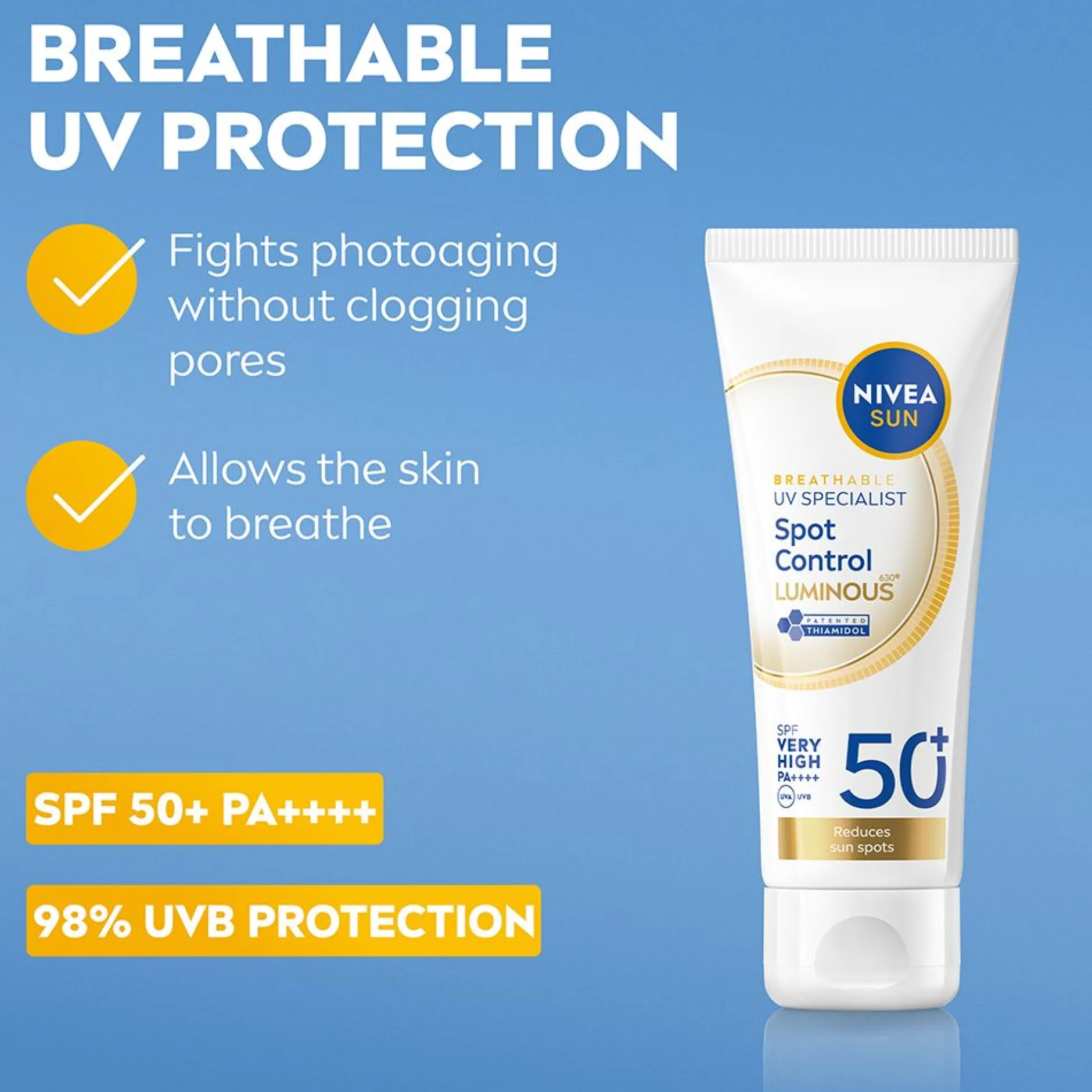 NIVEA SUN UV Face Luminous630 Dark Spot Control SPF 50+