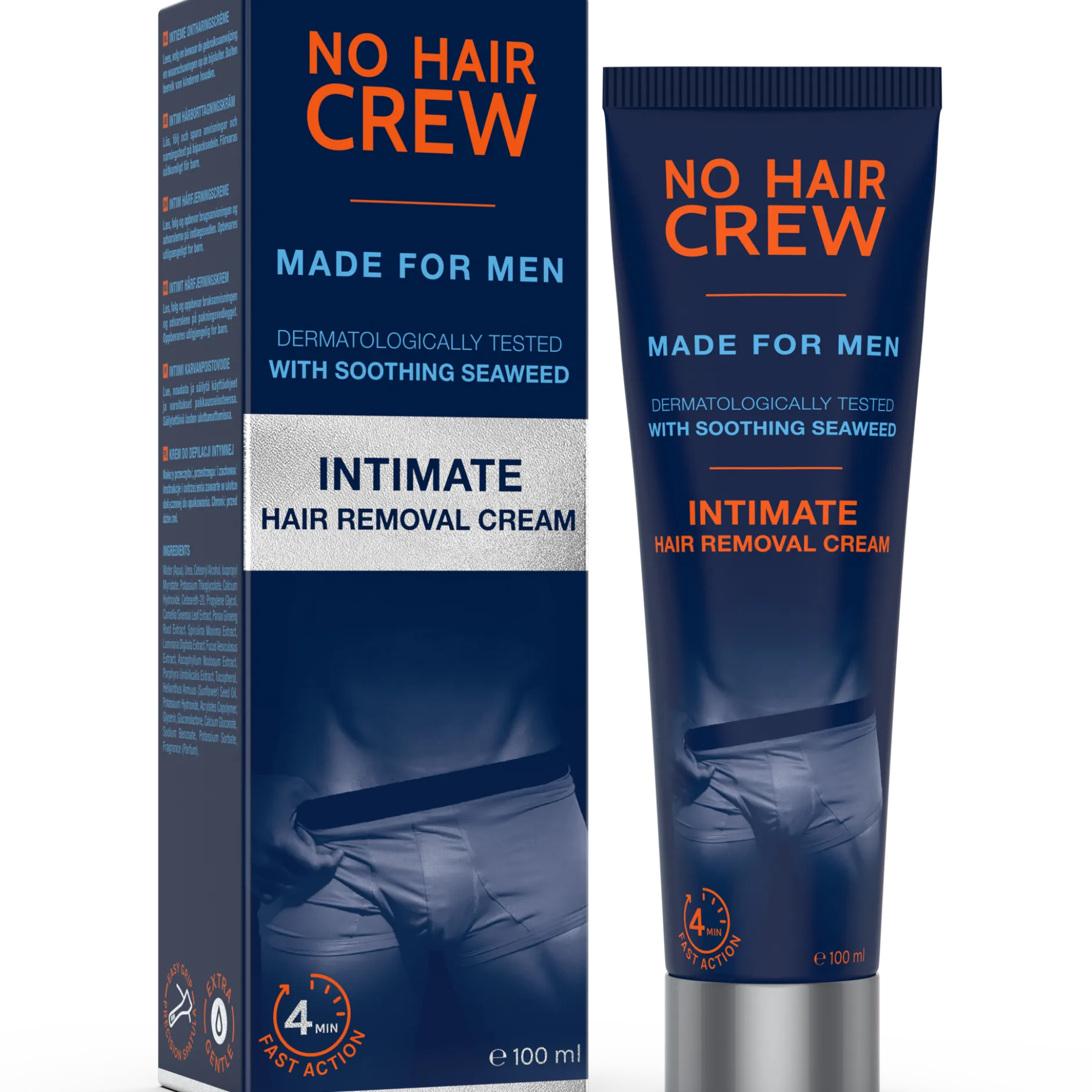 No Hair Crew Intimate Hair Removal Cream 100ml