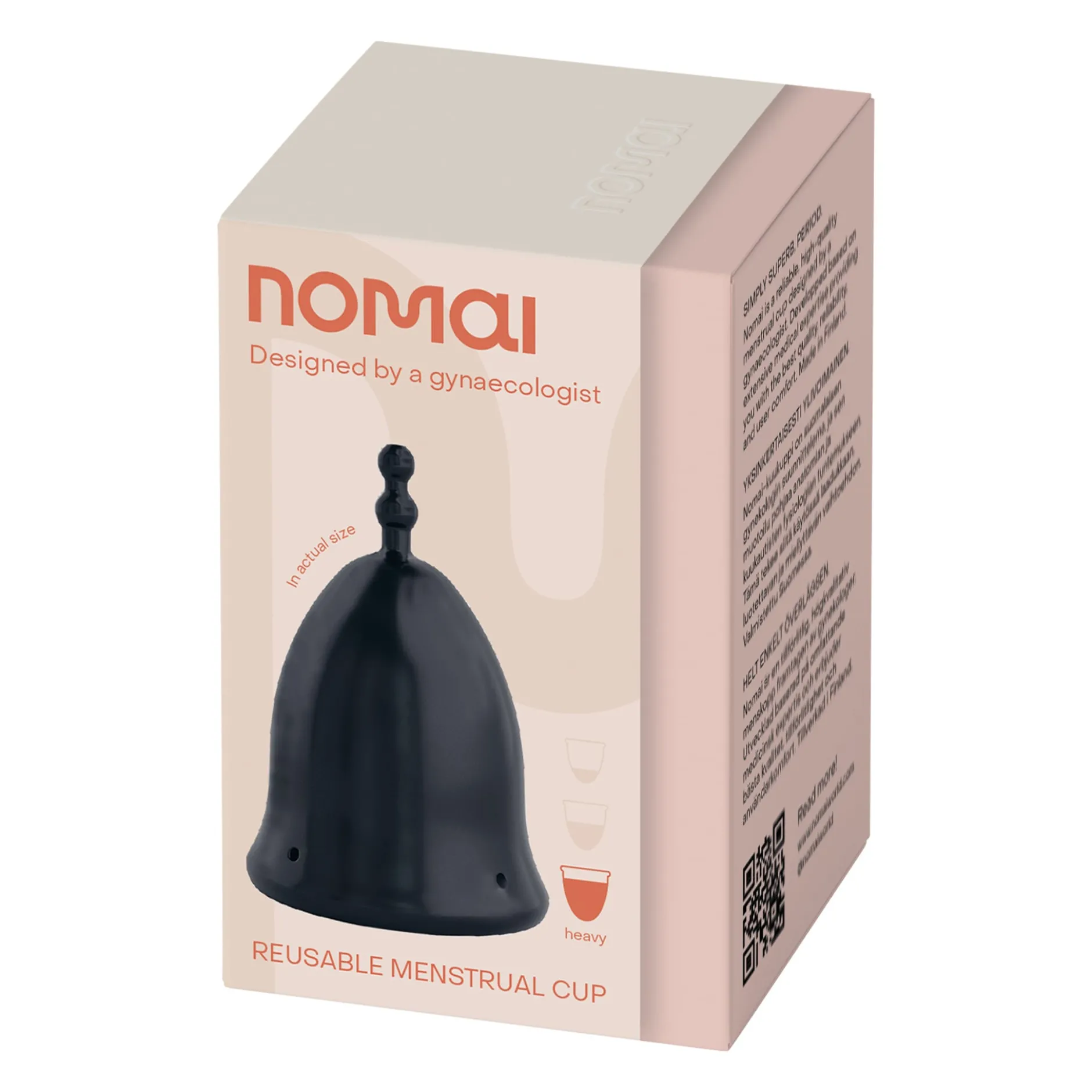 Nomai Menstrual Cup L Black 1 st