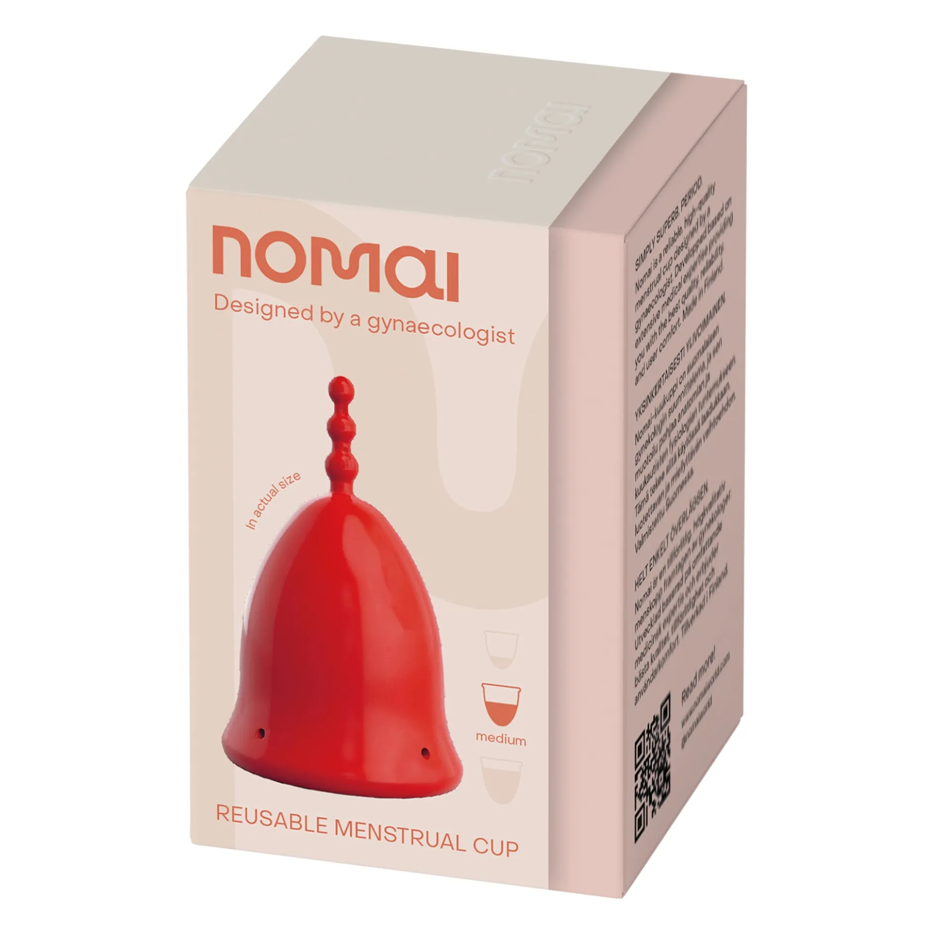 Nomai Menstrual Cup M Red 1 st