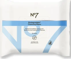 No7 Radiant Results Biodegradeable Wipes 30 st