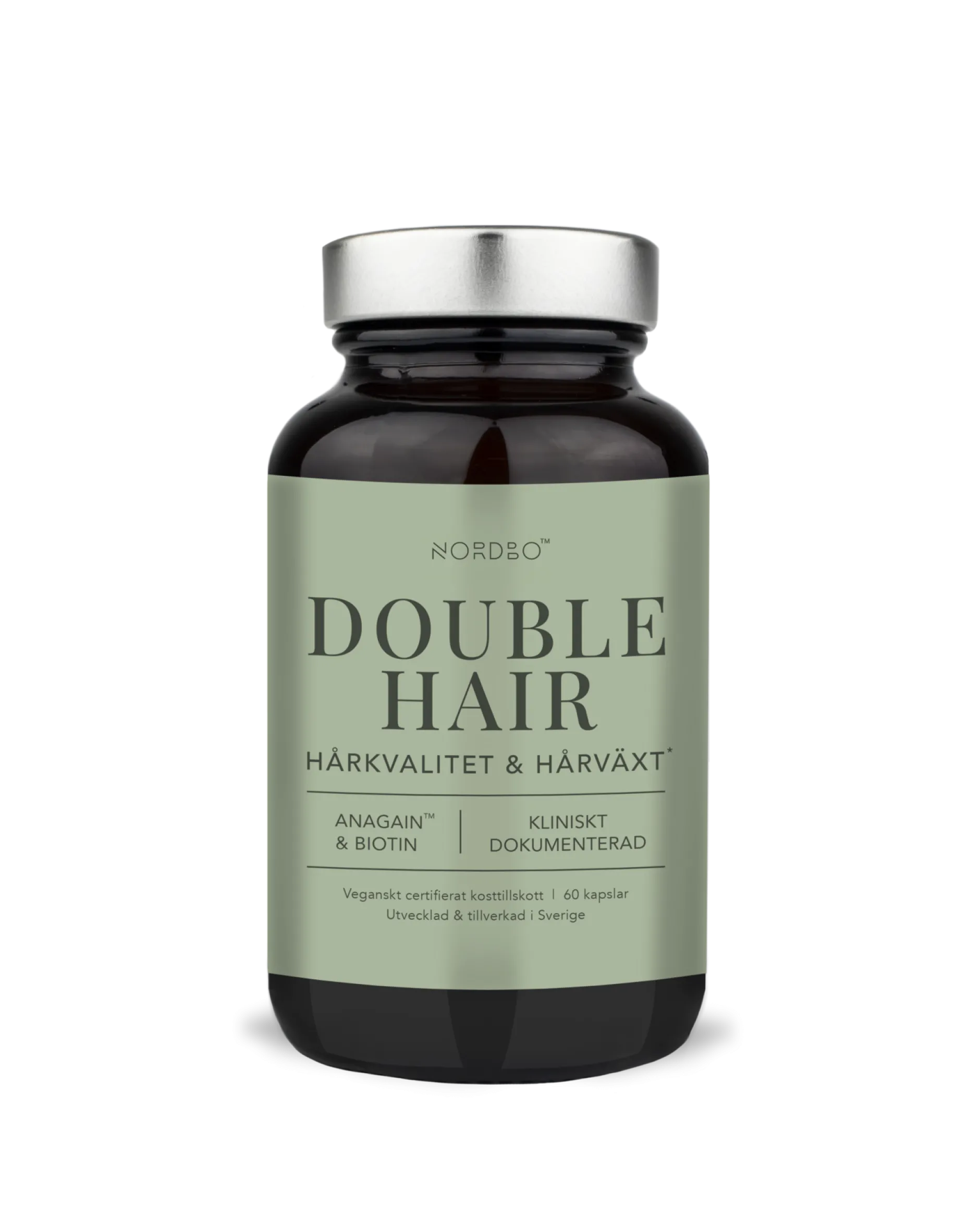 Nordbo Double Hair 60 kapslar