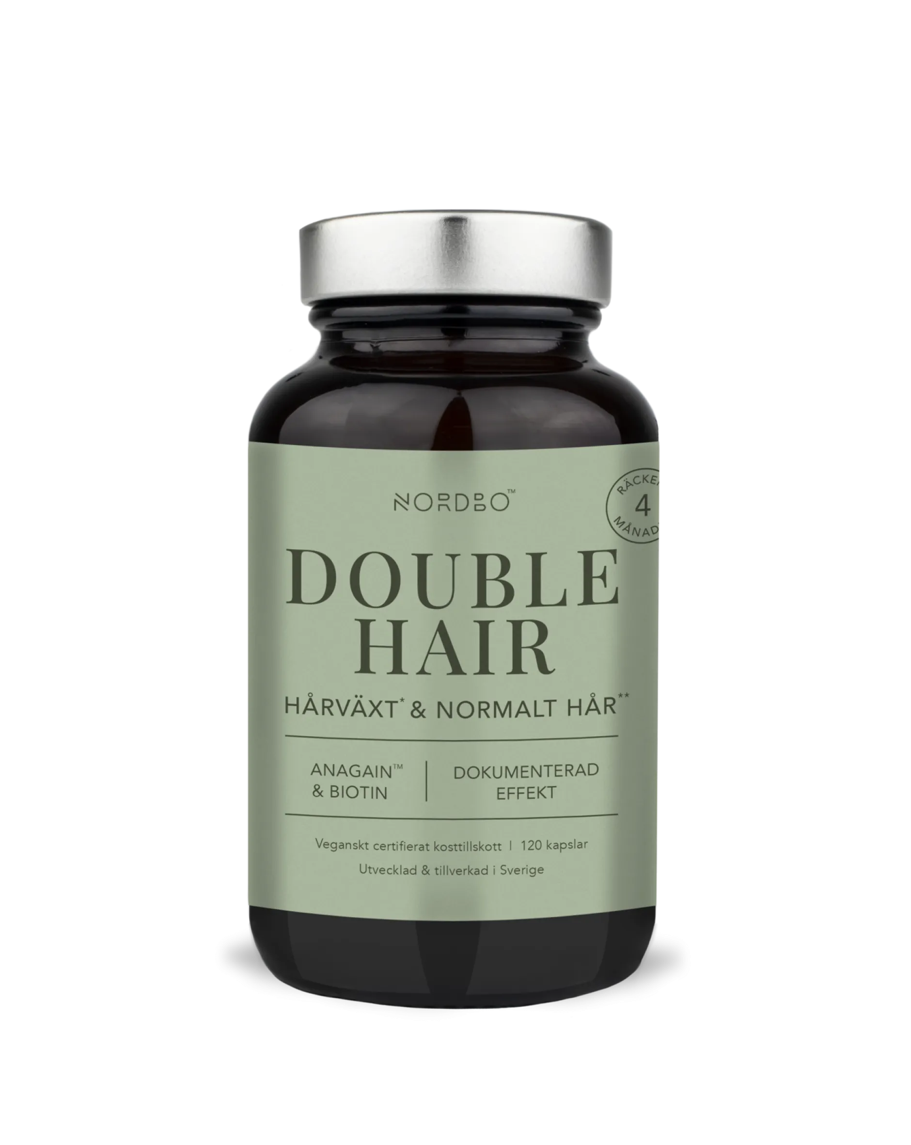 Nordbo Double Hair 120 kapslar