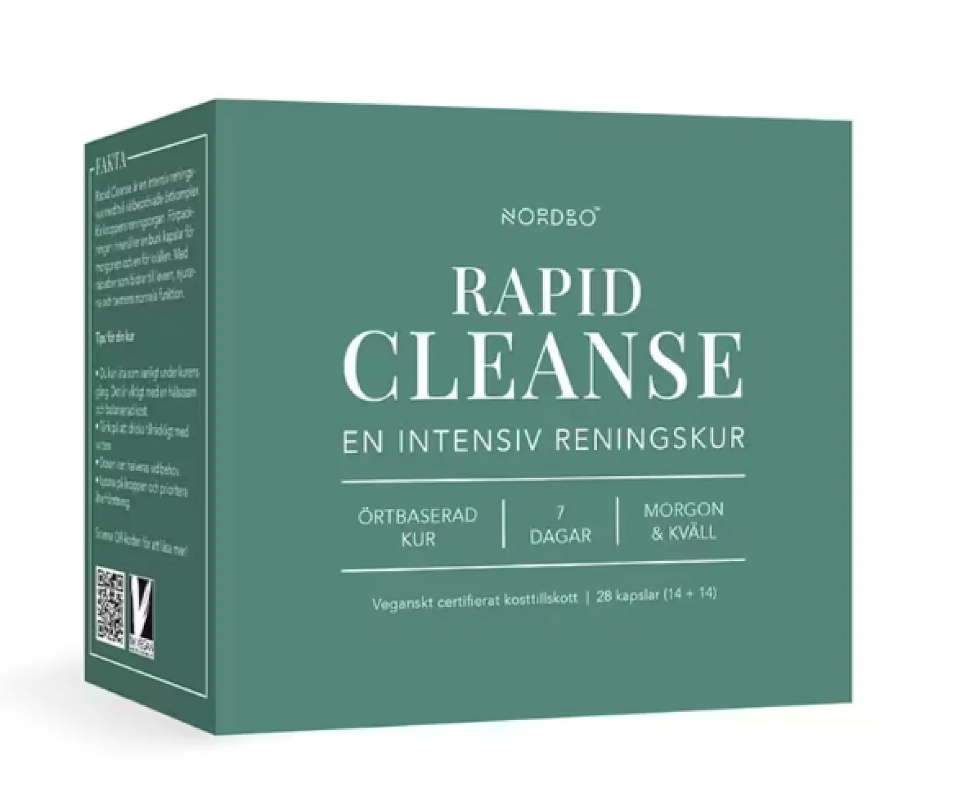 Nordbo Rapid Cleanse 7 Dagar 28 kapslar