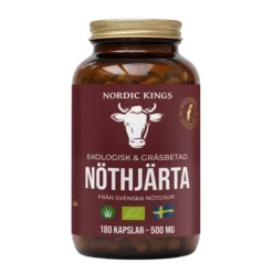 Nordic Kings Gräsbetad Nöthjärta EKO 180 kapslar