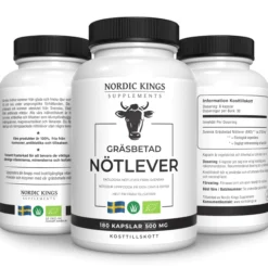 Nordic Kings Gräsbetad Nötlever EKO 180 kapslar