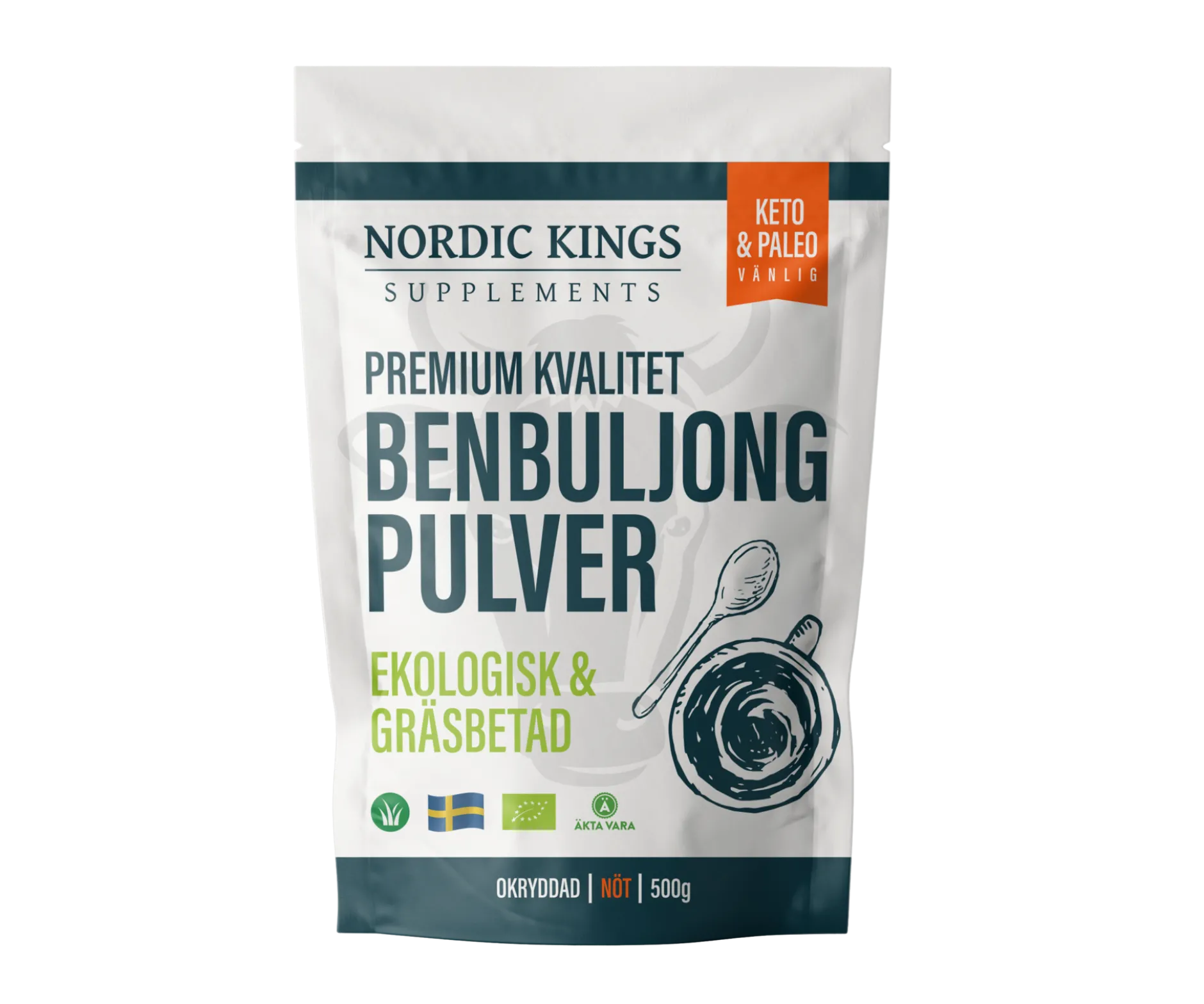 Nordic Kings Premium Benbuljongpulver EKO 500g