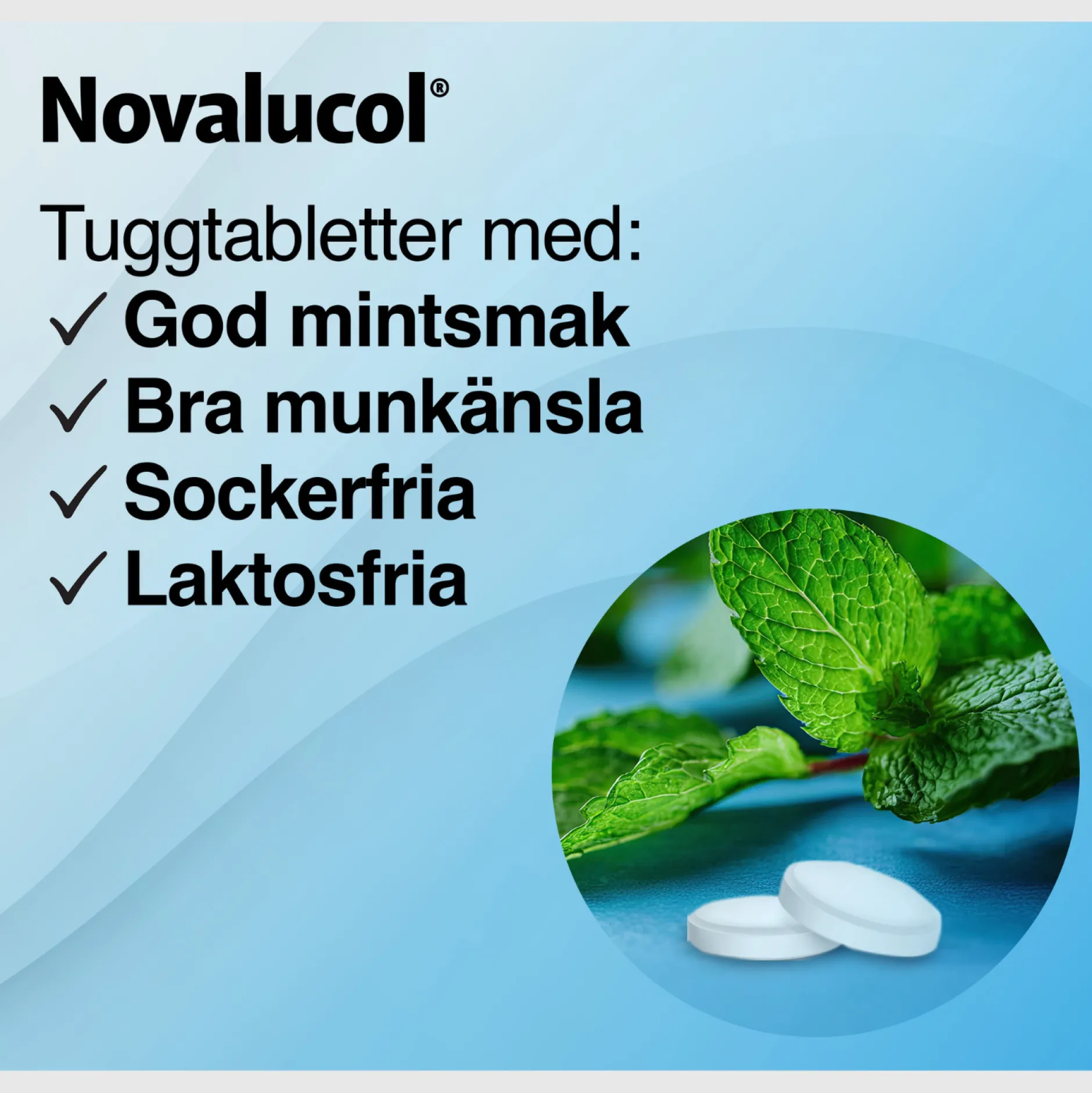 Novalucol 100 tuggtabletter