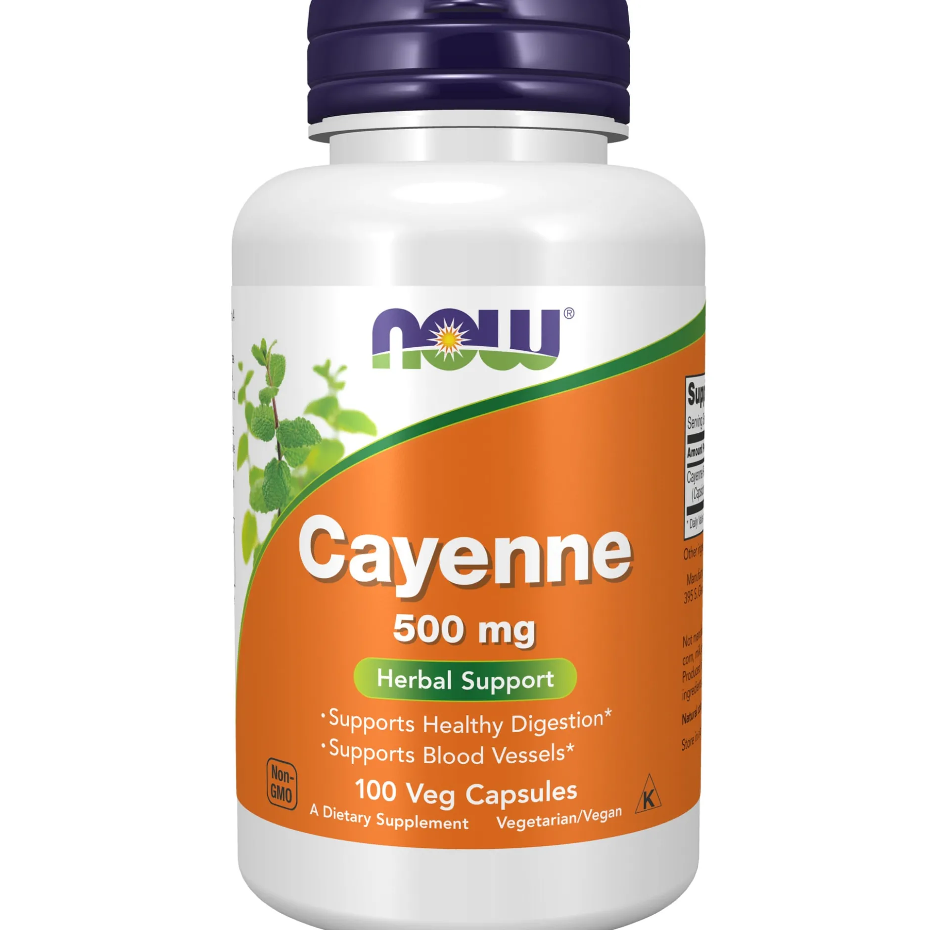 Now Cayenne 500 mg 100 vegkapslar