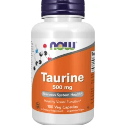 NOW Taurine 500mg 100 kapslar