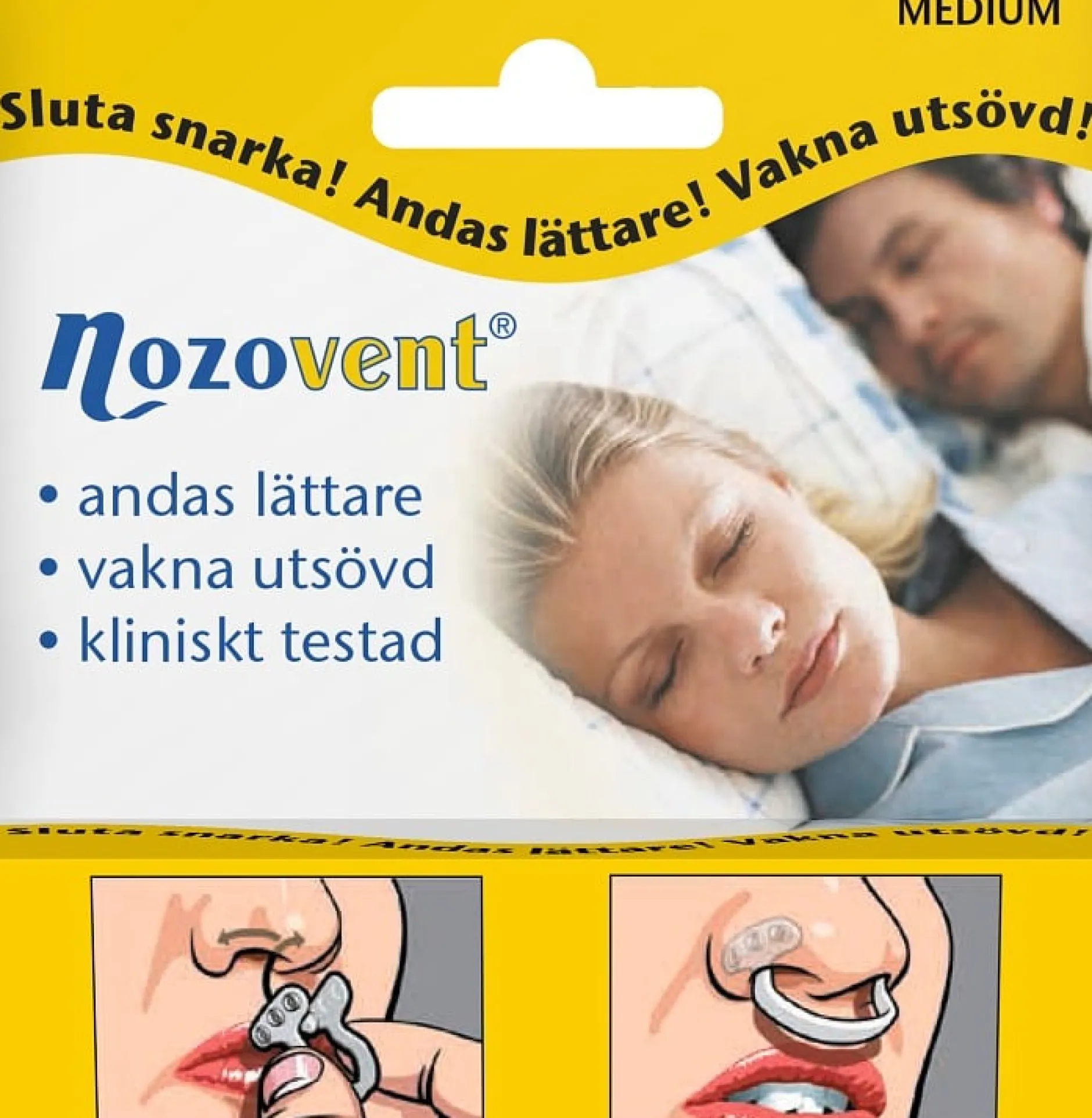 Nozovent Näsvidgare medium 2 st