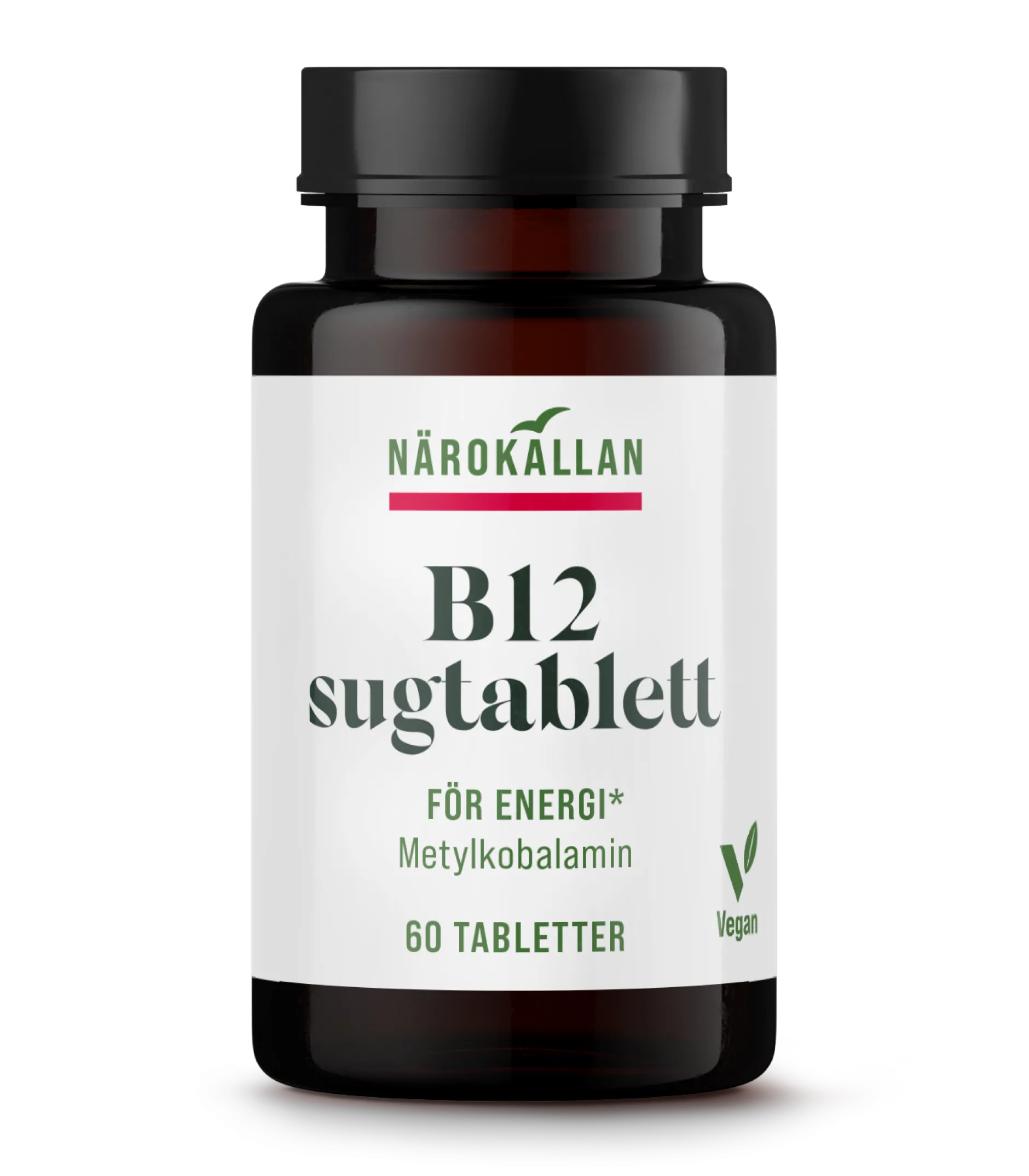 Närokällan B12 Sugtablett 60 tabletter