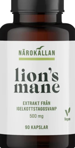 Närokällan Lions Mane 90 kapslar