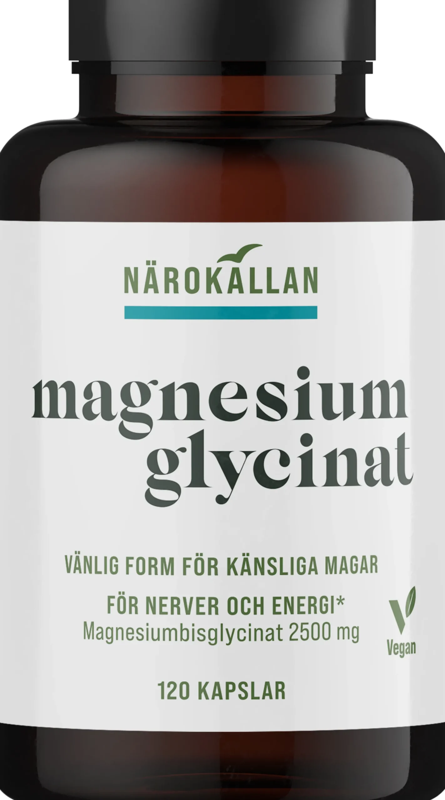 Närokällan Magnesiumglycinat 120 kapslar